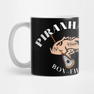 Piranha Lax - Box and Field T-Shirt Mug